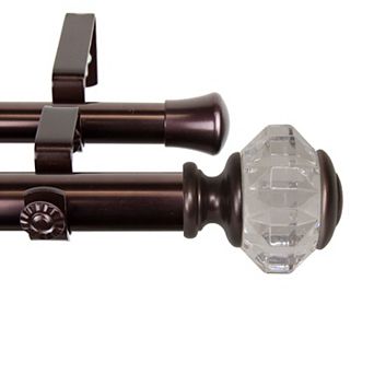 Rod Desyne 1" Inez Double Curtain Rod