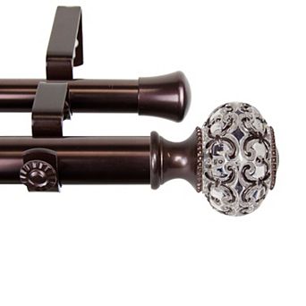 Rod Desyne 1" Elsie Double Curtain Rod