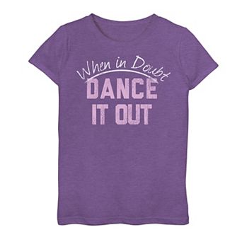 Girls 7-16 When In Doubt Dance It Out Graphic Tee