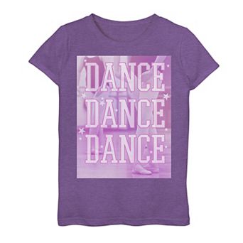 Girls 7-16 Dance Dance Dance Logo Graphic Tee