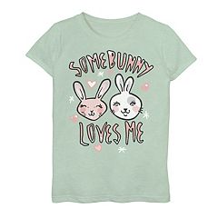 Olive Loves Apple Honey Bunny Easter Shirt for Baby and Toddler Youth Girls 