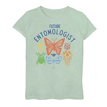 Girls 7-16 Future Entomologist Bug Lineup Graphic Tee