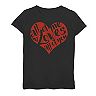 Girls 7-16 Valentine's Day All Of Me Loves All Of You Graphic Tee