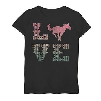 Girls 7-16 Western Stack Retro Cowgirl Graphic Tee