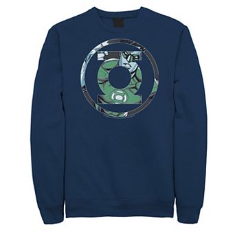 Men's DC Comics Green Lantern Face Logo Sweatshirt