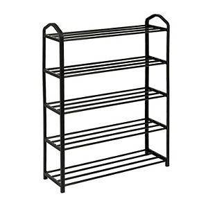 Honey Can Do Chrome Expandable 2 Tier Shoe Rack