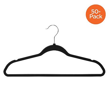 Honey-Can-Do 50-Pack Rubber Space-Saving Hanger