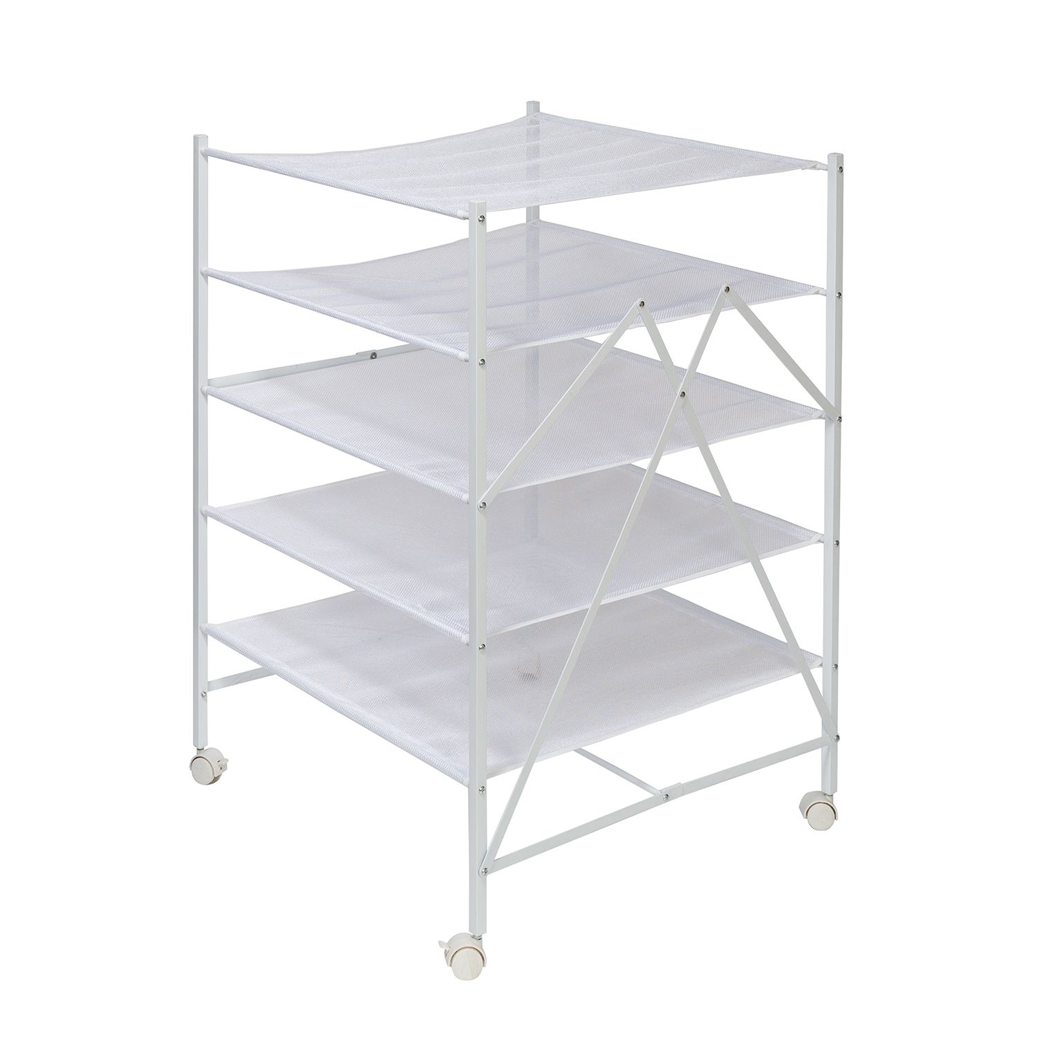 Image for Honey-Can-Do 5-Tier Collapsible Rolling Clothes Drying Rack at Kohl's.
