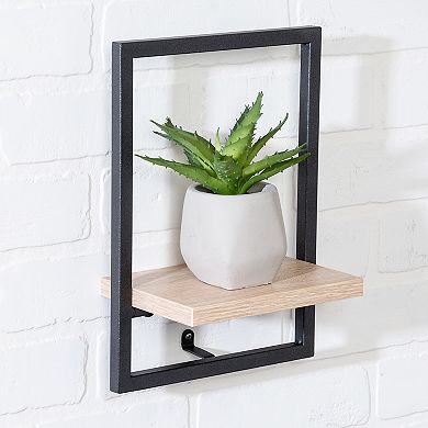 Honey-Can-Do Small Vertical Floating Wall Shelf