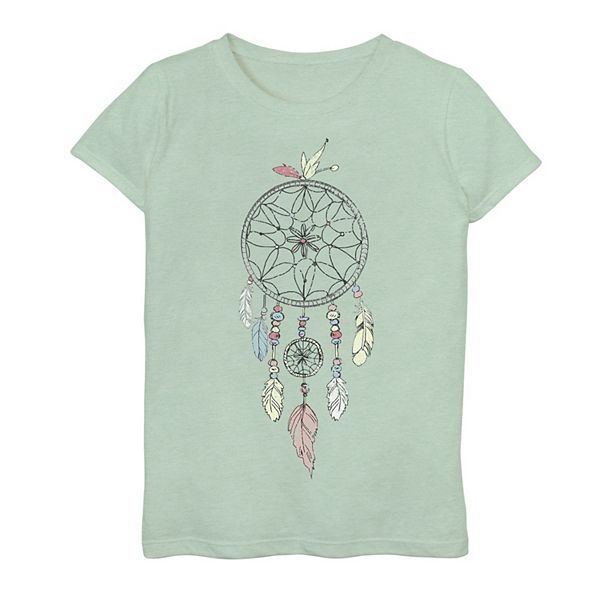 Girls 7-16 Sun Feathers Boho Dreamcatcher Graphic Tee