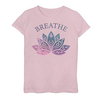 Girls 7-16 Lotus Galaxy Artsy Floral Portrait Graphic Tee