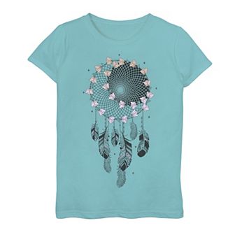 Girls 7-16 Dream Moon Artsy Dreamcatcher Graphic Tee