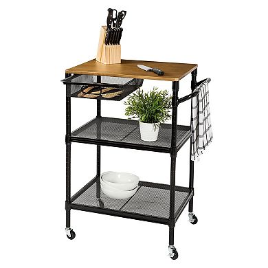 Honey-Can-Do 36-Inch Kitchen Cart with Wheels