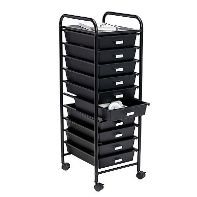 Honey-Can-Do 10-Drawer Rolling Storage Cart