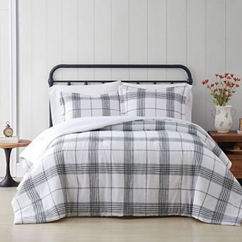 Cottage Classics Plaid Comforter Set with Shams