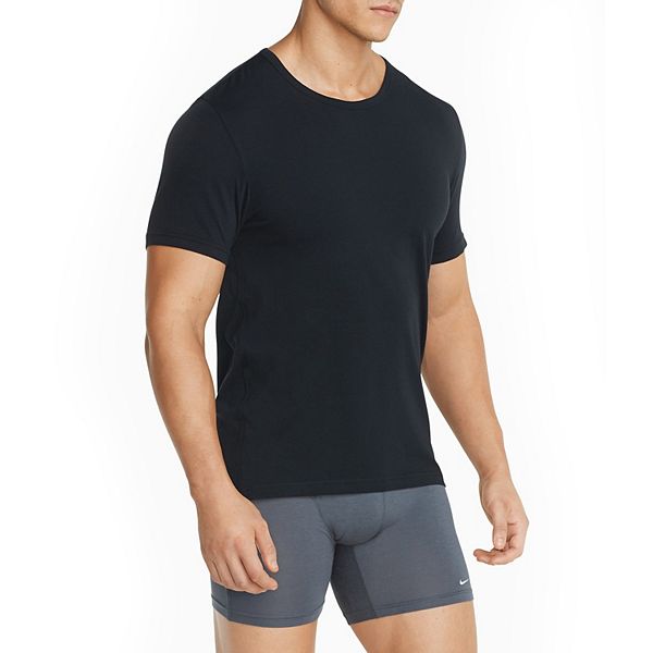 Men's Nike 2-pack Luxe Crew Cotton-Blend Crewneck Undershirts