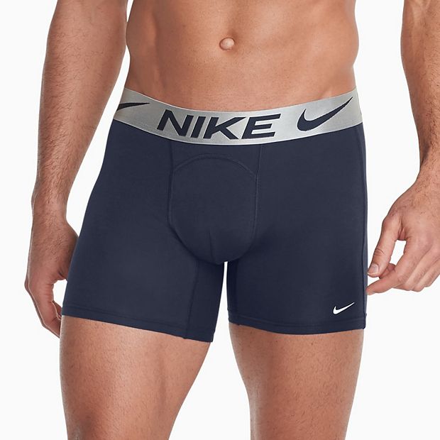 Nike Men's Luxe Cotton-Modal Blend No Fly Boxer Briefs Size 2XL