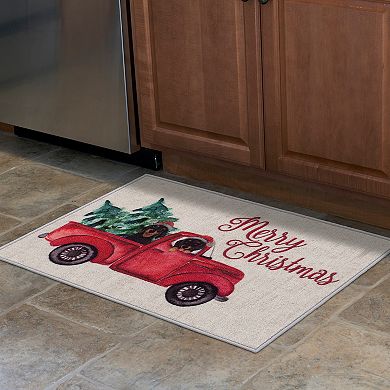 Natco Dogs in Truck Printed Accent Rug - 20'' x 30''