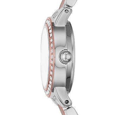 Relic by Fossil Women's Tenley Crystal Accent Two Tone Watch - ZR34588