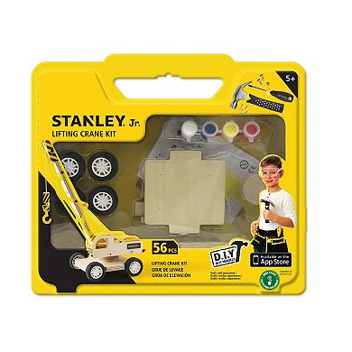 Red Tool Box Stanley Jr. Build your Own Lifting Crane Kit