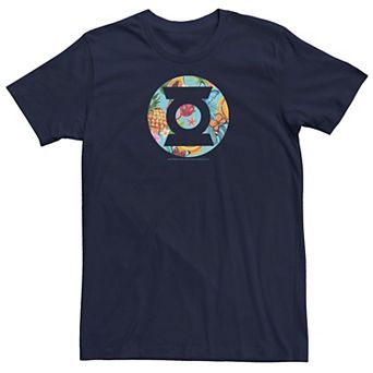 Men's DC Comics Justice League Green Lantern Dragon Fruit Logo Tee