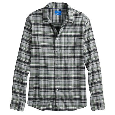 Men's Apt. 9® Seriously Soft Regular-Fit Stretch Flannel Button-Down Shirt