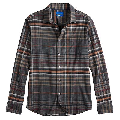 Men's Apt. 9® Seriously Soft Regular-Fit Stretch Flannel Button