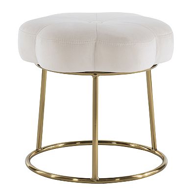 Linon Seraphina Accent Vanity Stool