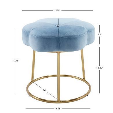 Linon Seraphina Accent Vanity Stool