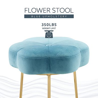 Linon Seraphina Accent Vanity Stool