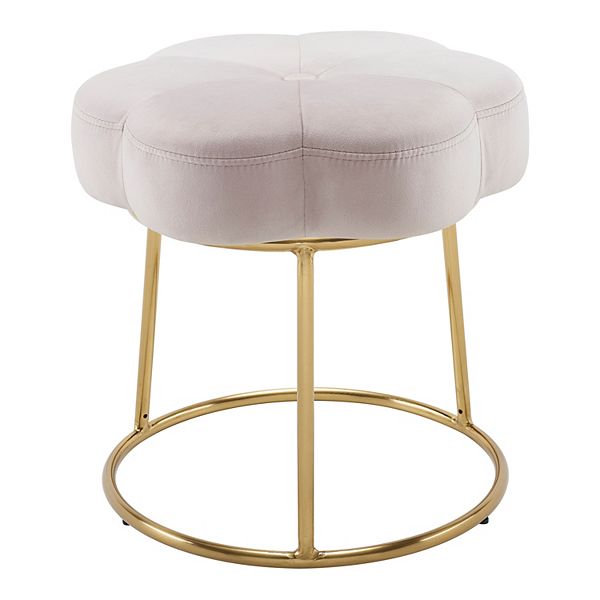 Linon Seraphina Accent Vanity Stool