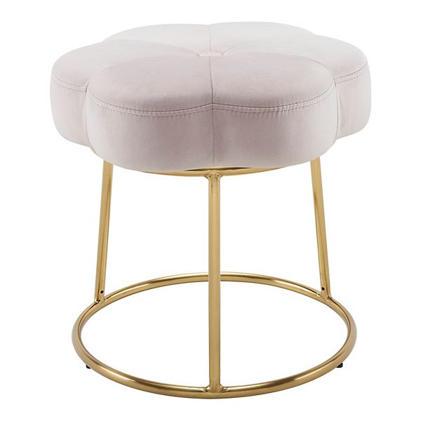 Linon Seraphina Accent Vanity Stool