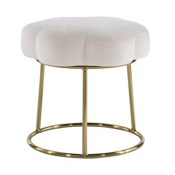 Linon Seraphina Accent Vanity Stool