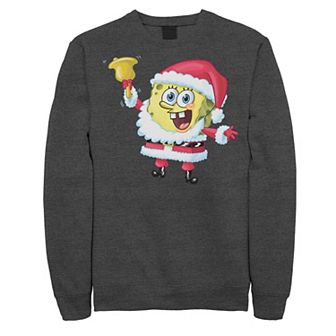 Men's Spongebob Squarepants Santa Claus Sponge Christmas Sweatshirt