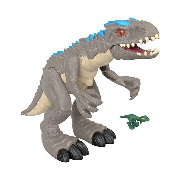 Imaginext Jurassic World Thrashing Indominus Rex - t rex vs indominus rex roblox