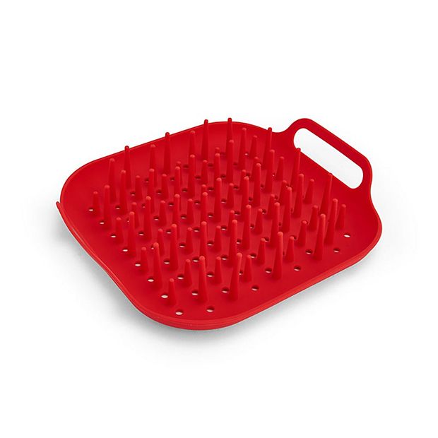 Instant Pot Air Fryer Silicone Pronged Tray, Red