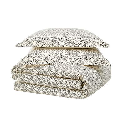 Brooklyn Loom Chase Duvet Cover Set with Shams