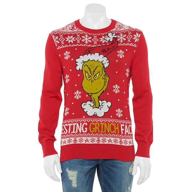 Men's grinch outlet sweater