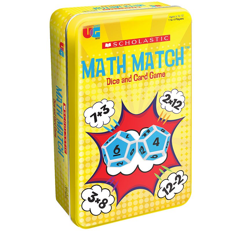 Scholastic Math Match Game Tin, Multi