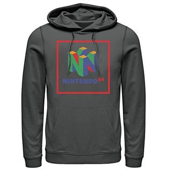 Men's Nintendo 64 Element Logo Colorful Hoodie