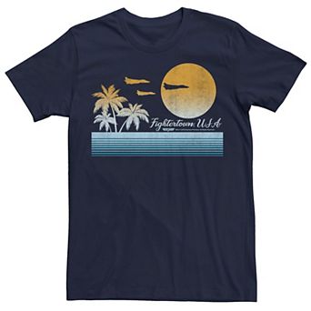 Men's Top Gun Fightertown Vintage Sunset Tee