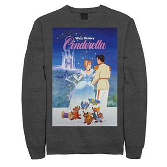 Men's Disney Cinderella Classic Vintage Movie Poster Sweatshirt