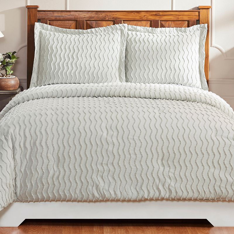18902096 Better Trends Isabella Comforter Set, Grey, Full/Q sku 18902096