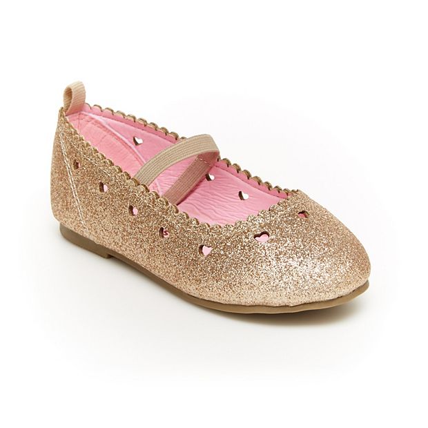 kohls gold flats