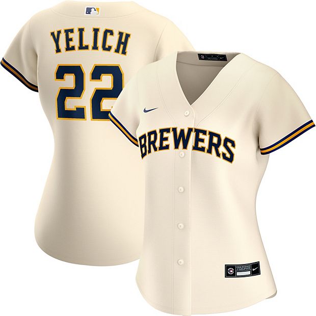MLB Milwaukee Brewers (Christian Yelich) Men's Replica Baseball Jersey.