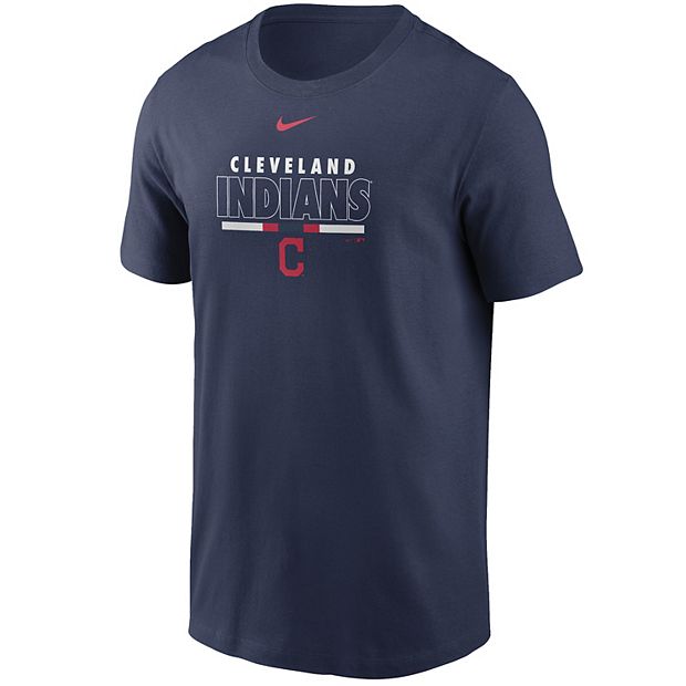 MLB Men's Cleveland Indians Nike Practice T-Shirt - Navy