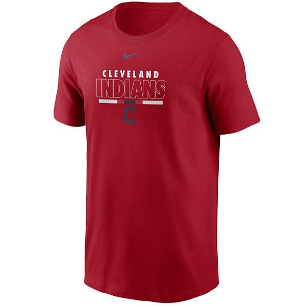 Men's Nike Cleveland Indians Color Bar Practice Tee