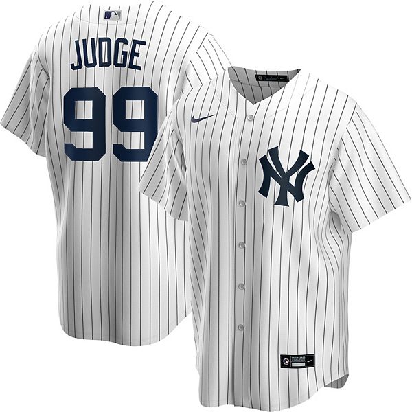 Men's Nike New York Yankees Aaron Judge Replica Jersey, Size: XL, White