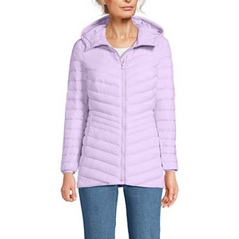 Petite Lands' End Wanderweight Ultralight Hooded Packable Down Jacket
