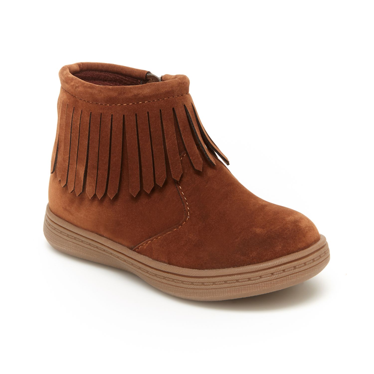 girl fringe ankle boots